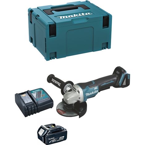 Mini-Meuleuse MAKITA DGA508RTJ1 (1 x 5,0 Ah DC18RC MAKPAC 3) (1/5)
