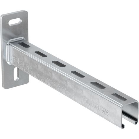 fischer Auslegerkonsole ALK 37 450mm FFD 46x23x8 für Montageschienenprofil FLS