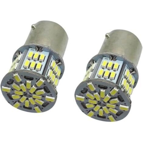 2 Pièces 1156 LED lumière feu stop de voiture 54 smd LED lumière Feu stop 12v-24v 1156 lumière lumière (1/4)