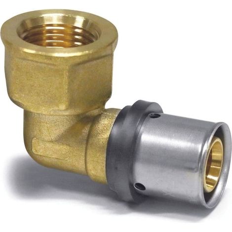 Raccord Multicouche à Sertir Angle 16 x 1/2" - Boni-Shop (1/4)