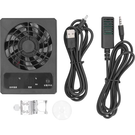 Ventilateur pour Terrarium Reptile, Ventilateur de Boîte à Reptiles, Silencieux 30dB Faible Bruit avec Crochets pour Terrarium Tropical Vivarium Amphibiens Reptiles Serpents (1/5)