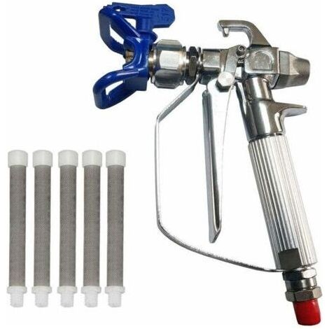 Pistolet à peinture sans air 3600 PSI – Buse siège incluse – 5 filtres pour finition lisse – Pour surfaces variées (1/5)