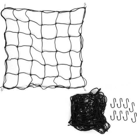 Accessoires pour tentes de culture, filet de taille, filet grimpant, accessoires pour serres et plantes d'intérieur, filet élastique extensible 120 x 120 cm (1/5)