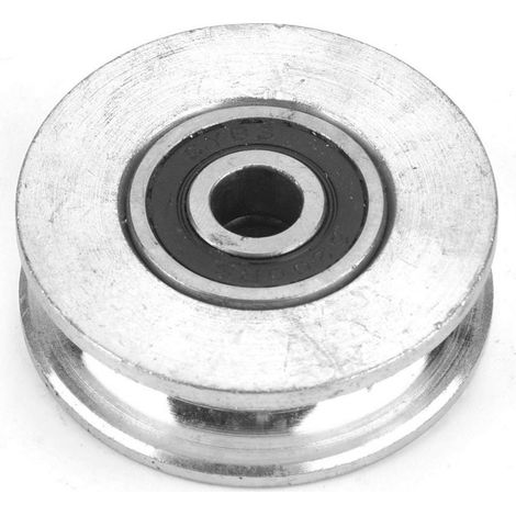 Ortviai Poulie à Roulement Haute Résistance pour Treuil – Diamètre 56 mm, Idéale pour Câble Acier et Blocs à Poulies