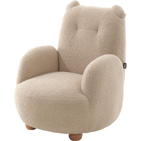 Fauteuil Enfant Ours "Rocky" 67cm Beige (1/2)