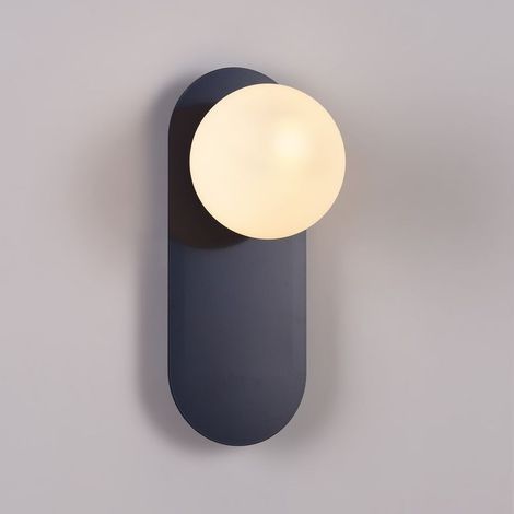 AMXCNOY Applique murale boule en verre "Brian" - E27