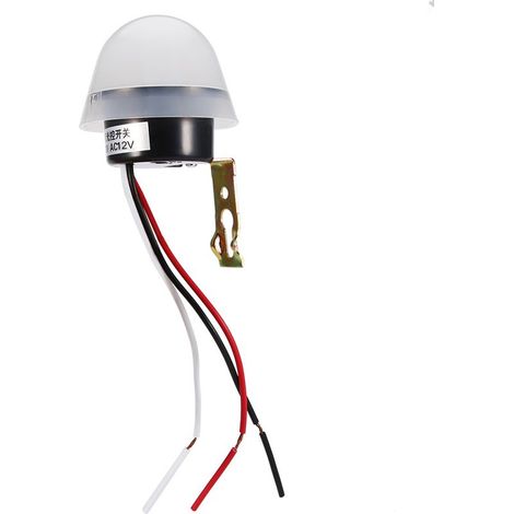Interrupteur Photocellule Auto On/Off pour Lampadaire 10A AC/DC (12V) (1/5)