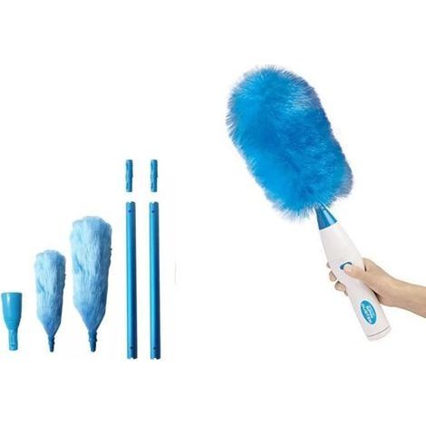 Spin Duster Duster électrique, multifonction à piles 360 Degrés Rotatif Motorisé Dust Wand , électrique (1/4)