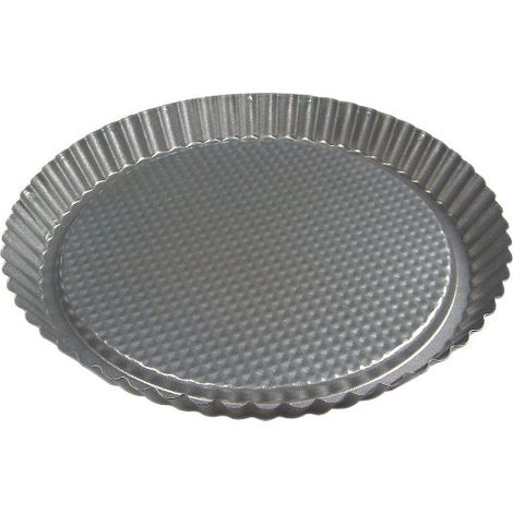 DE BUYER - MOULE TARTE FRUITS 28 CM ACIER REVETU ANTIADHERENT