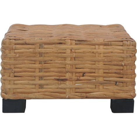 Maison Exclusive - Couchtisch 47x47x28 cm Rattan Natur