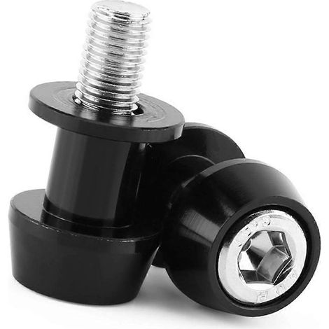 Patins de bras oscillant de moto usinés CNC en alliage d'aluminium, support de bras oscillant (10 mm, noir) (1/5)