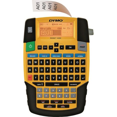 Dymo Rhino 4200 etiquetadora industrial negra 19 mm