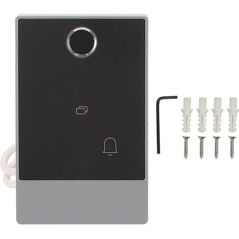 Système de verrouillage de porte par lecteur d'empreintes digitales pour une identification et un déverrouillage rapides, machine de contrôle d'accès étanche (1/4)
