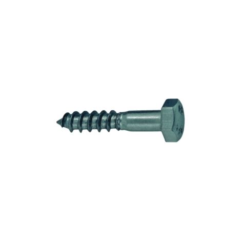vis tire-fonds - tête héxagonale - 8 x 50 - inox - boite de 50