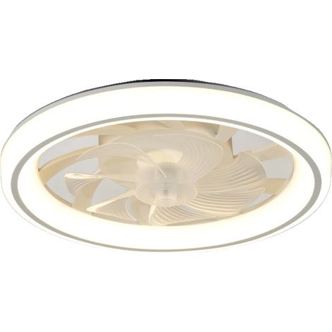 Ventilador de techo, mando a distancia, iluminación regulable, gris (1/2)