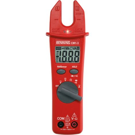 Benning CM 1-3 pinza amperimétrica digital precisa
