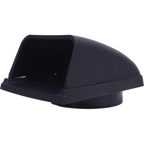 Ventilateur de Capot Marin D'admission Marine, Couvercle de L'évent à 3 Pouces Élégant Look de Flux d'air amélioré, Matériau ABS à Haute Résistance pour RV Yacht, Facile à (Black). (1/5)