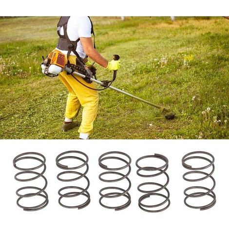 10 Stück Metall-Schneidkopffedern als Ersatzfeder für Stihl Autocut C5 2 FS38 FS45 FS46 FS45C Rasentrimmer (1/5)