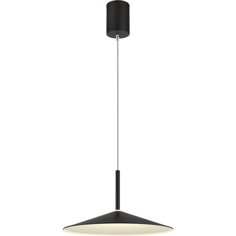 Lámpara colgante - negro - LAMPONE - metal - Ø 48cm - LED - (1/5)
