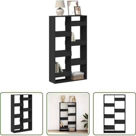 Bücherregal Holz - Bücherregal Schwarz 100x33x175 cm Holzwerkstoff (1/5)