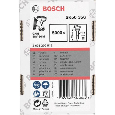 Bosch Senkkopf-Stift SK50 35G 1,2 mm, 35 mm, verzinkt