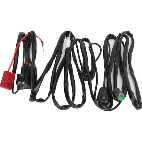 Faisceau de câbles 40A 12V 3M LED 1V1 avec interface DT étanche pour projecteur auto (1/5)