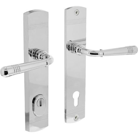 Quincaillerie de porte dérobée Helena PC 92mm chrome - 0016.377749 (1/2)