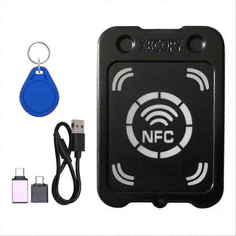 Lecteur/copieur de cartes à puce RFID + porte-clés UID + lecteur de clés de cryptage NFC IC 13,56 MHz RFID Token Clo DPWHBYV (1/4)