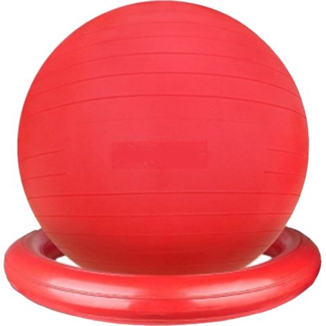 Anneau de stabilité gonflable pour ballon de yoga - Transformez votre ballon d'équilibre en chaise de bureau gonflable (1/5)