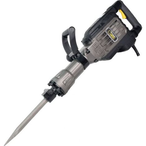 Steiner – Marteau démolisseur 1700W 60J – Cadence de frappe 1900 cps/min – Poignée anti-vibration – Burin plat et pointe inclus (1/5)