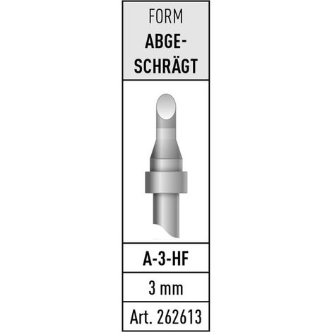 Herramienta y protección de soldador Stannol a-3-hf biselado 3 mm