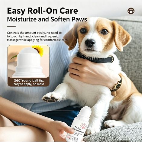 Soin nourrissant pour coussinets de chats et de chiens, hydrate et prévient le dessèchement et les crevasses des coussinets lors des activités extérieures. (1/4)