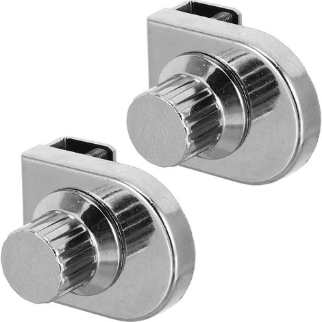 teiliges bohrfreies Vitrinenschloss für 8 mm dicke Glastüren