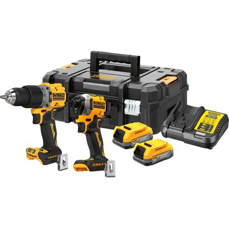 DeWALT DCS438E2T-GB 18V XR Brushless 76mm Cut Off Saw With 2x Compact Powerstack Batteries