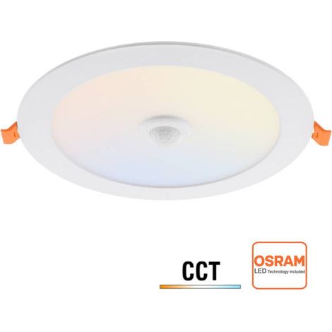 Downlight Led, 24W-22W-20W-18W, Sensor movimiento, 4CCT, 3000-4000-6000K