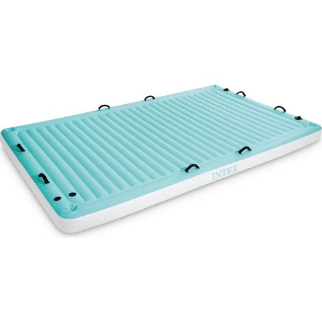 Colchoneta de piscina inflable vinilo azul 310x183 cm INTEX (1/5)