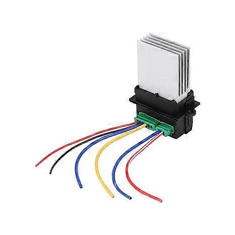 Gebläsemotorwiderstand, Gebläsemotor-Lüfterwiderstand mit Kabelbaumstecker zur Regelung der Fahrzeugtemperatur