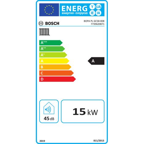 Bosch Gas-Brennwert-Plus-Paket Condens Bopa PL GC58-008, 5800i W, 14kW, Speicher W 120-5 O1 A 115L, Abgaspaket C33x, Schwarz (1/2)