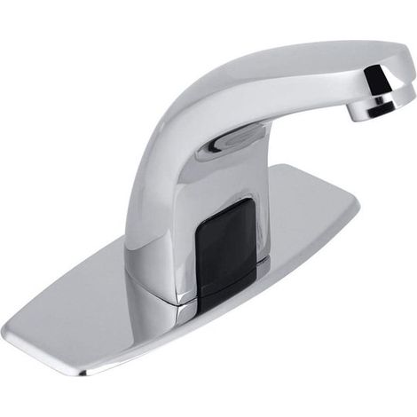 Grifo automático con sensor infrarrojo - Grifo para lavarse las manos, apto para fregaderos de cocina y baño con caja de control. (1/2)