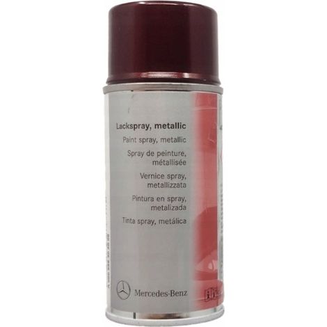 Pintura en aerosol decorativa metálica universal de 150 ml, color rojo rubí (1/2)
