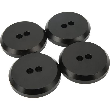 4 Pièces Adaptateurs de Cric en Aluminium Anodisé Noir Haute Résistance Remplacement pour Corvette C5 C6 C7 C8 (1/5)