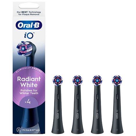 IO RADIANT WHITE NEGRO PACK 4 ORAL B