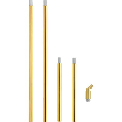 4 Ensembles De 6" Et 12" Extension Tige Filetée Pour Lampe Or (1/5)