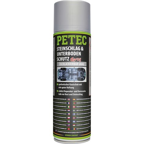 Petec Steinschlag- & Unterbodenschutz Kautschukbasis 500 ml grau