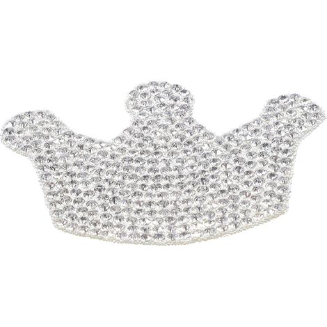 Car Sticker Imitation Crystal Tiara Shape 3D Decorative