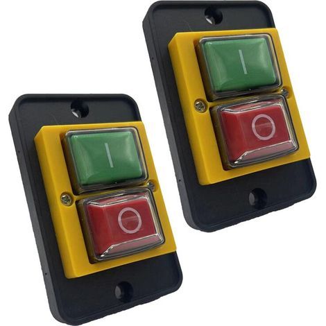 2X Interrupteur Intégré DZ05 400 V pour Divers Outils Électriques Stationnaires - Identique à la Construction KJD18 (1/2)