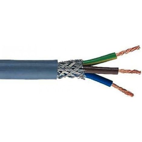 Itc al metro cavo schermato fr2ohh2r grigio af 3x0.75 cy-3lgrm100