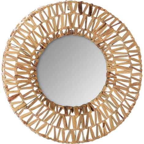 Specchio in fibra naturale intrecciata D45cm - Atmosphera créateur d'intérieur (1/2)