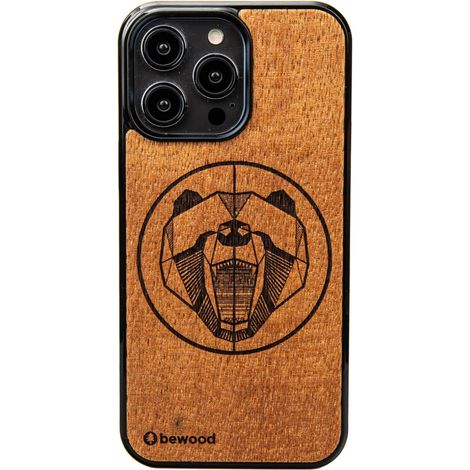 Bewood Holzhülle für iPhone 14 Pro Max MERBAU BEAR (1/5)
