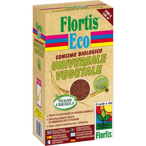 Concime biologico vegetale universale Flortis Bio 1000 mg